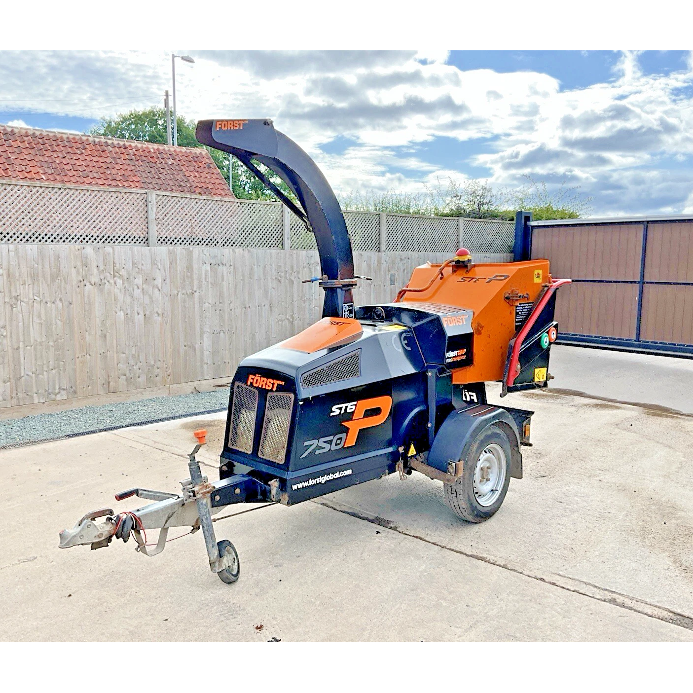2021 FORST ST6P FAST TOW PETROL WOODCHIPPER